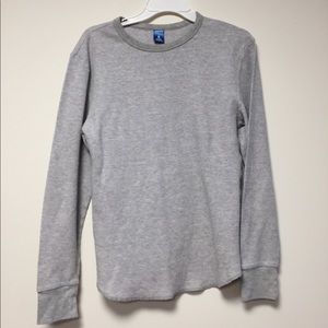 Grey thermal long john shirts medium used